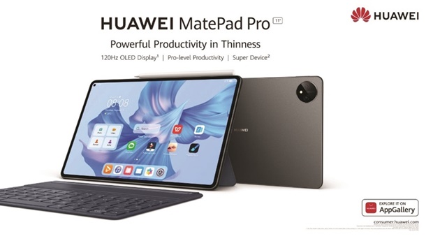 Priced at QR2,299, the new tablet combines the ultimate entertainment experience with pro-level productivity features, it was explained in a statement.