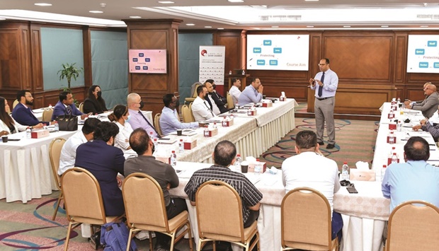 The training tackled many topics, including an introduction to the nature of combatting money laundering and the international standards adopted in this area.