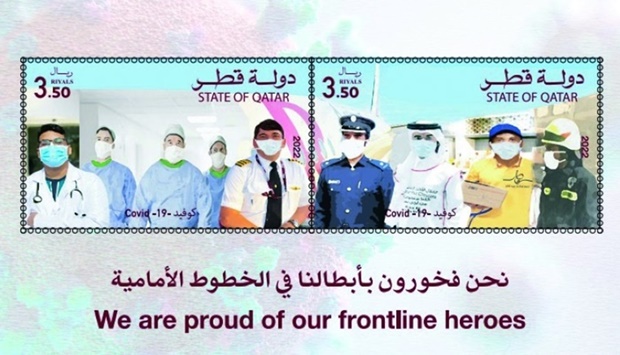 Covid-19 postage stamps