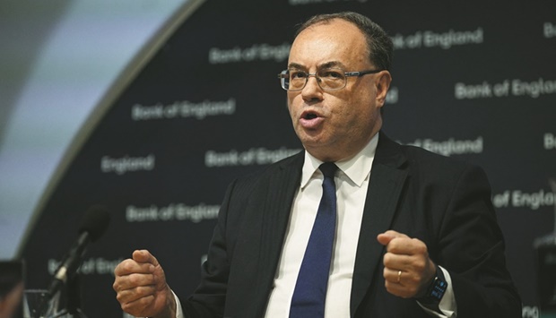Andrew Bailey, governor of the Bank of England.