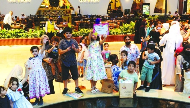 2,000 gifts were distributed among the participating kids, who took part at the various activities at the festival.