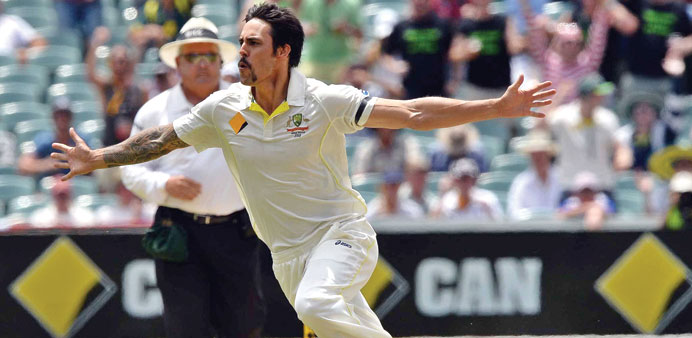 TOO HOT TO HANDLE: Left-arm pacer Mitchell Johnson, with match figures of 12 for 127, was the architect of Australiau2019s 281-run win over South Africa i