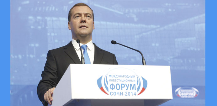 Medvedev: Adopting strict policy.