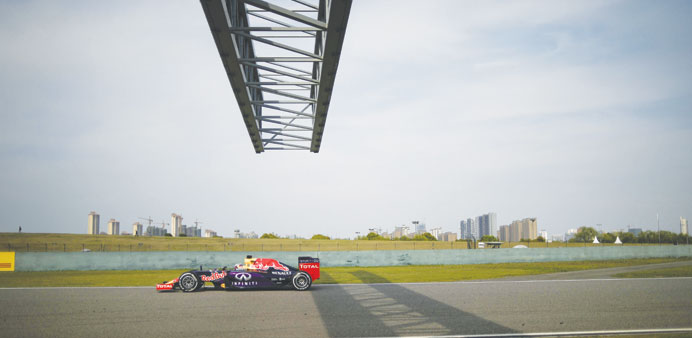 Red Bull driver Daniel Ricciardo finished ninth in China. (AFP)