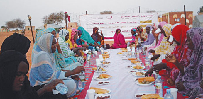 QCu2019s Iftar in Mauritania.