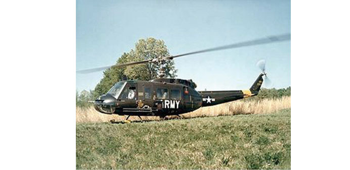 File photo of a UH-1D helicopter.