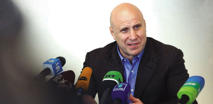  Russiau2019s Wrestling Federation chief Mikhail Mamiashvili.