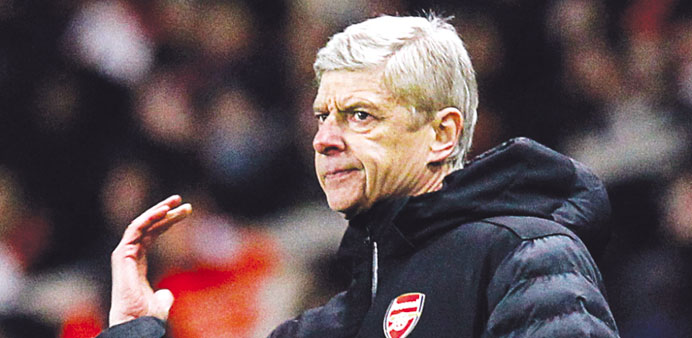 Arsenal coach Arsene Wenger.