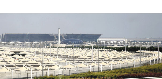 A general view of the Hamad International airport in Doha. With Qatar planning to spend $200bn on infrastructure in preparation for playing host to th