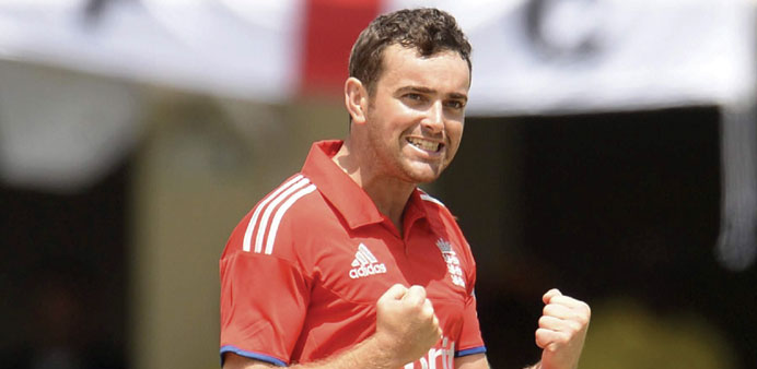 Debutant left-arm spinner Stephen Parry picked up three wickets. (Reuters)