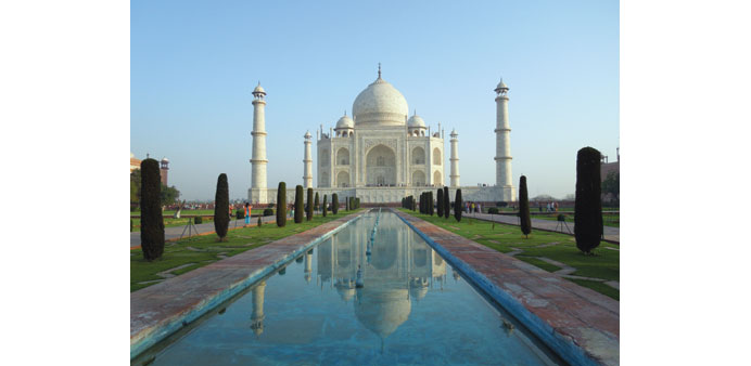    Taj Mahal, Agra. Katara will host an exhibition of photographs featuring Islamic monuments in India.