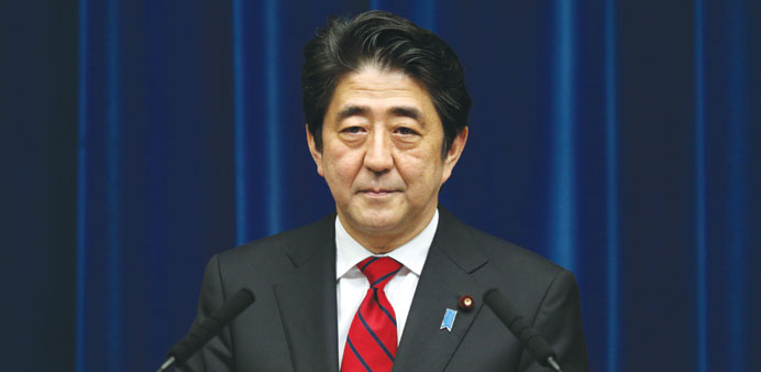 Abe: Worried over faltering reforms.