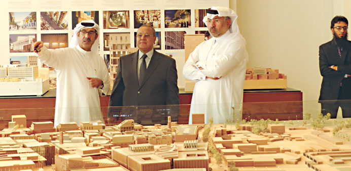 Ambassador Morsy being explained about MEC.