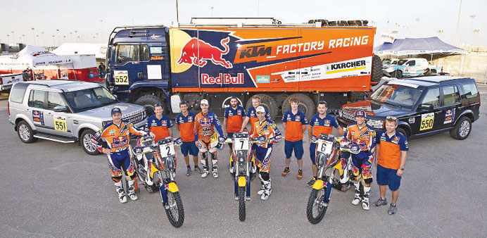 The Red Bull KTM Team.