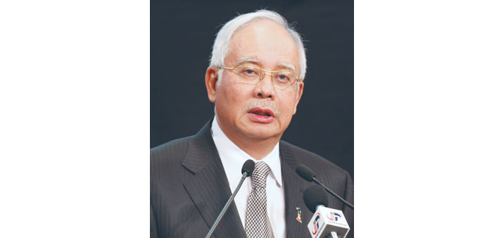 Najib: Set to turn around the economy.