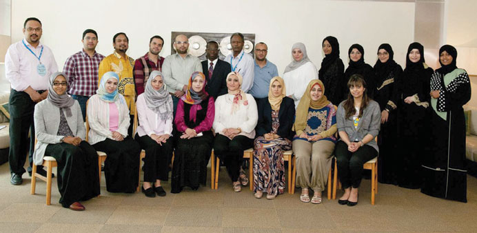 Dr Ahmed Awaisu with the participants in the programme.