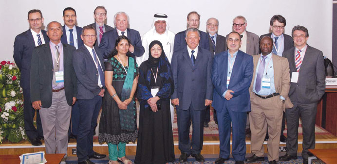 Some of the speakers and members of the symposium organising committee.