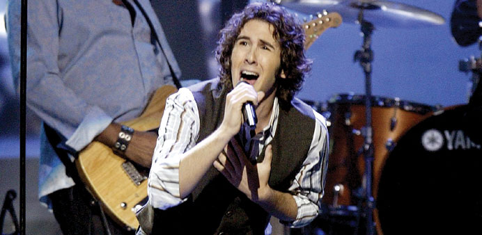 Josh Groban ... golden voice.