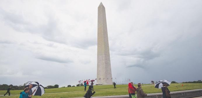Washington Monument set to re-open today after repairs to damage caused by the August 23, 2011 earthquake.