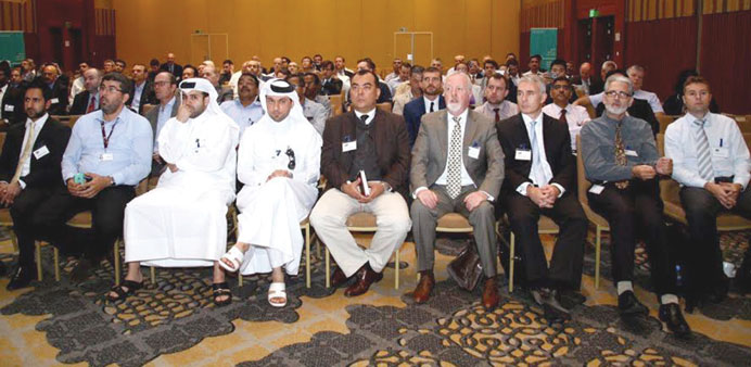 Participants at the industry briefing held yesterday.
