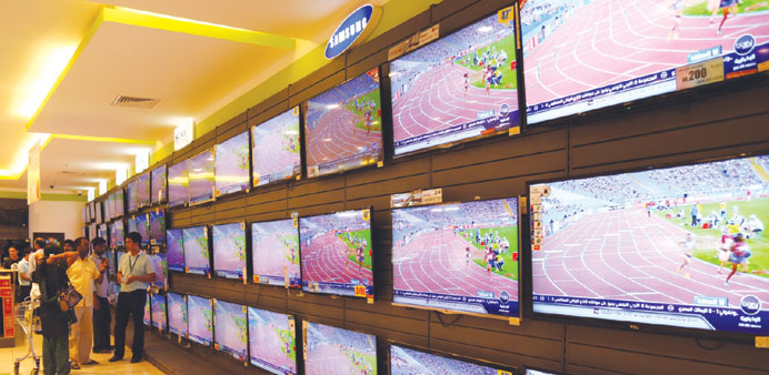 The demand for HD digital satellite receivers and widescreen TVs is seeing an increase in view of the World Cup.
