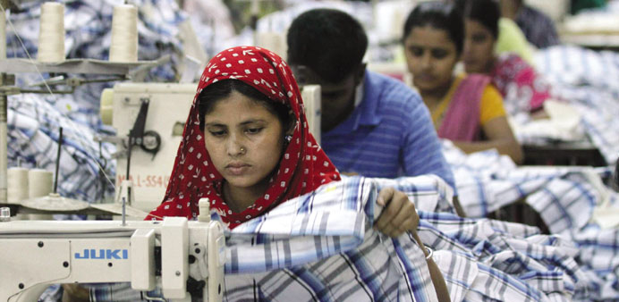 Bangladesh garment factories: tough times.
