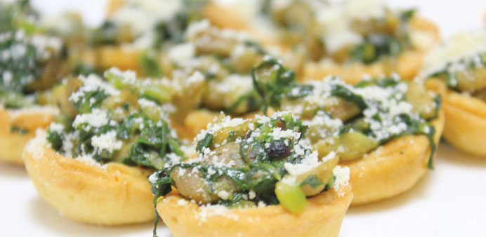 Spinach and cheese tart 