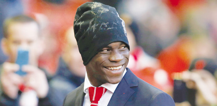 File picture of Liverpool striker Mario Balotelli.
