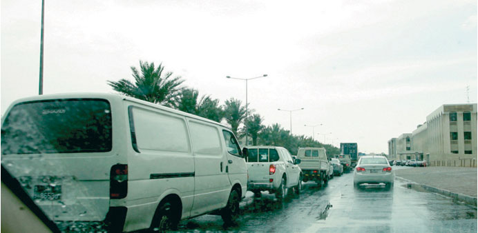 The country received rains in the evening yesterday with the forecasting department indicating chances of scattered rain today as well. 