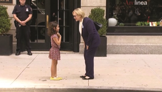Members of Engine 219 Ladder 105 and fellow firefighters march to Brooklyn over the Brooklyn Bridge in honour of firefighters lost in the 9/11 attacks on the eventu2019s 15th anniversary in Manhattan, New York, yesterday.
