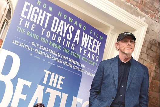 THE HELMER: Ron Howard attends the screening for new documentary, The Beatles: Eight Days a Week u2014 The Touring Years, at the Picture House Central cinema in London.