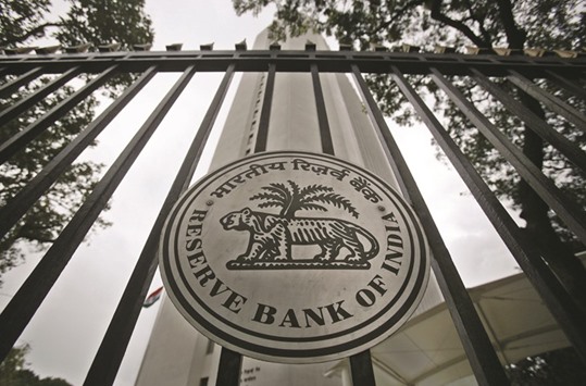 The Reserve Bank of India seal is pictured on a gate outside its headquarters in Mumbai. The central bank made a proposal in its annual report issued two weeks ago to introduce an Islamic finance regulation framework in the country with the worldu2019s largest Muslim minority of 180mn people.