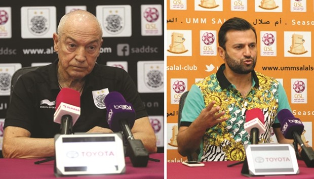Al Sadd coach Jesualdo Ferreira will be hoping his side will a win trophy this season.  Umm Salal coach Bulent Uygun. PICTURES: Noushad Thekkayil