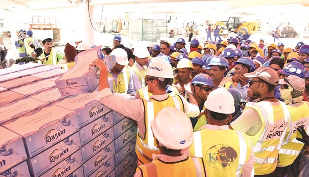 The campaign aims to encourage healthy lifestyles among Qataru2019s large construction workforce.