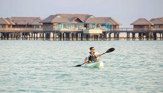 Kayaking is one of the main activities.