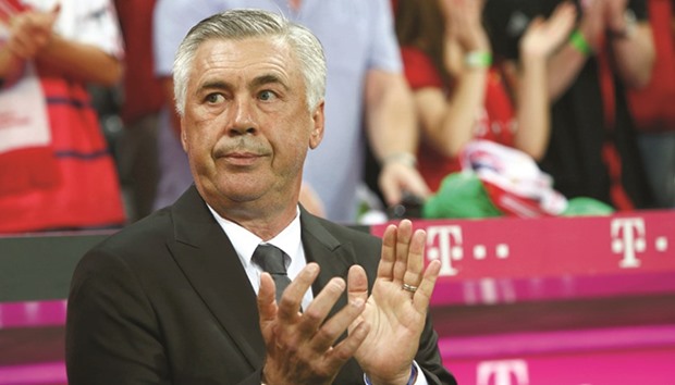 File picture of Bayern Munich coach Carlo Ancelotti.