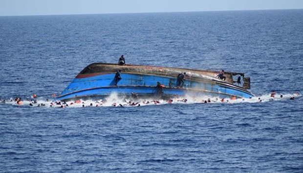 Migrant boat capsizes