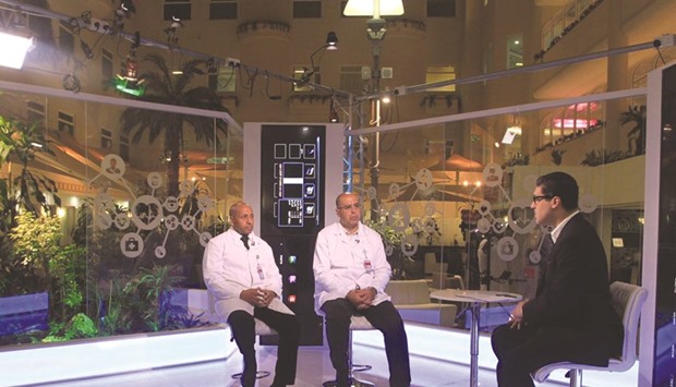 A panel discussion on Al Jazeera Mubasher channel.