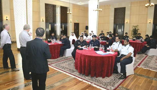 The ministry staff during a training session. Picture courtesy of MoI website.