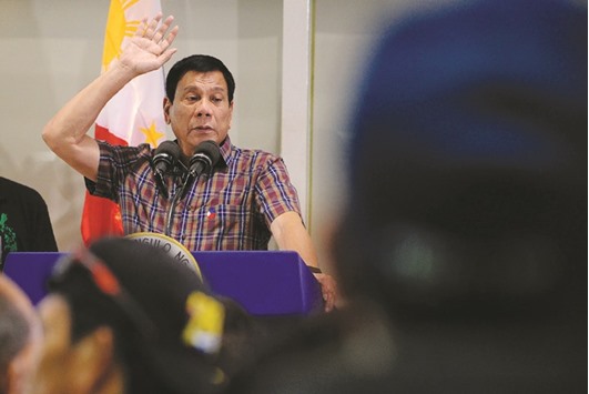 Rodrigo Duterte: expressing concern