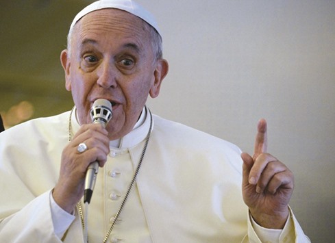 Pope Francis: Spreading rumours is an example of u2018terrorism, of how you can kill a person with your tongueu2019.