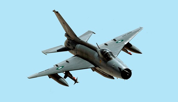 A F-7PG fighter plane of Pakistan Air Force