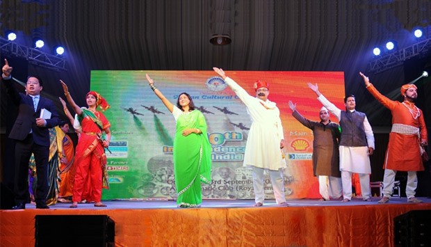 Maharashtra Mandal Qatar presenting 'India's unity in diversity'