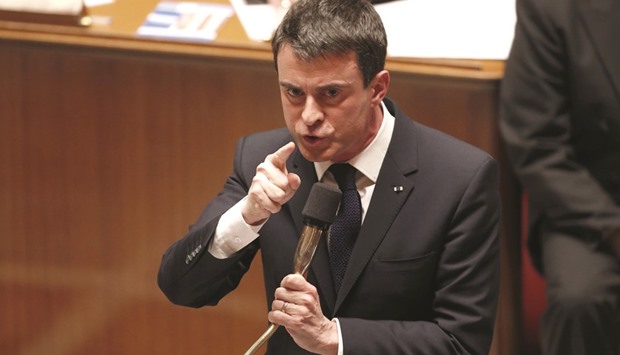 Valls: has warned the threat of a new atrocity remains at a u2018maximumu2019 level.