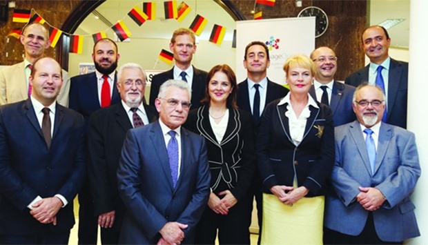 Ambassadors and other diplomats at the European Day of Languages celebrations. PICTURE: Jayan Orma