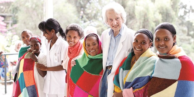 EMBODIMENT OF HUMANITY: Dr Catherine Hamlin has been working to treat women with fistula in Ethiopia for more than 50 years.