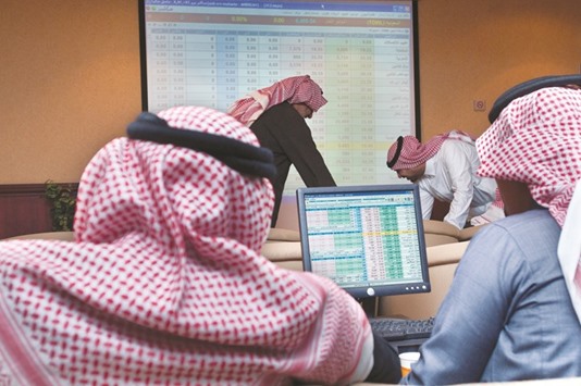 Saudi Arabiau2019s stock index slumped 3.8% yesterday after the government said it would cut ministersu2019 salaries by 20% and scale back financial bonuses and perks for public sector workers under an austerity drive.