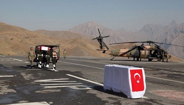 The Turkish military said in a statement that more than 100 PKK militants had been ,neutralised, in clashes