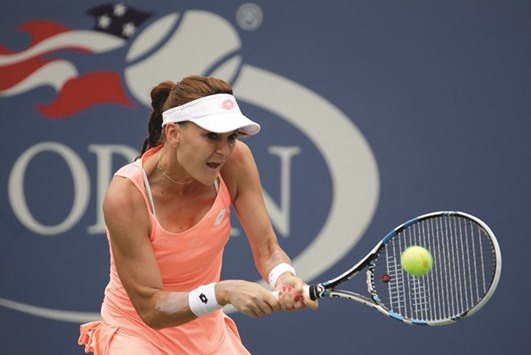 Agnieszka Radwanska beat Caroline Garcia 6-2, 6-3 on Saturday.  (AFP)