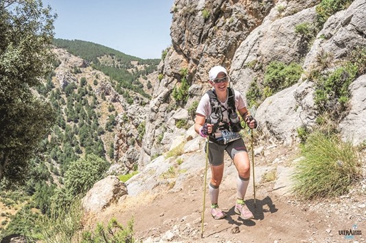 HITTING THE TRAIL: Sarah Whittington completed her first 100-mile trail race in less than 24 hours u2013 a major achievement in ultra-running.